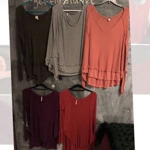 Free People Long Sleeves Bundle!